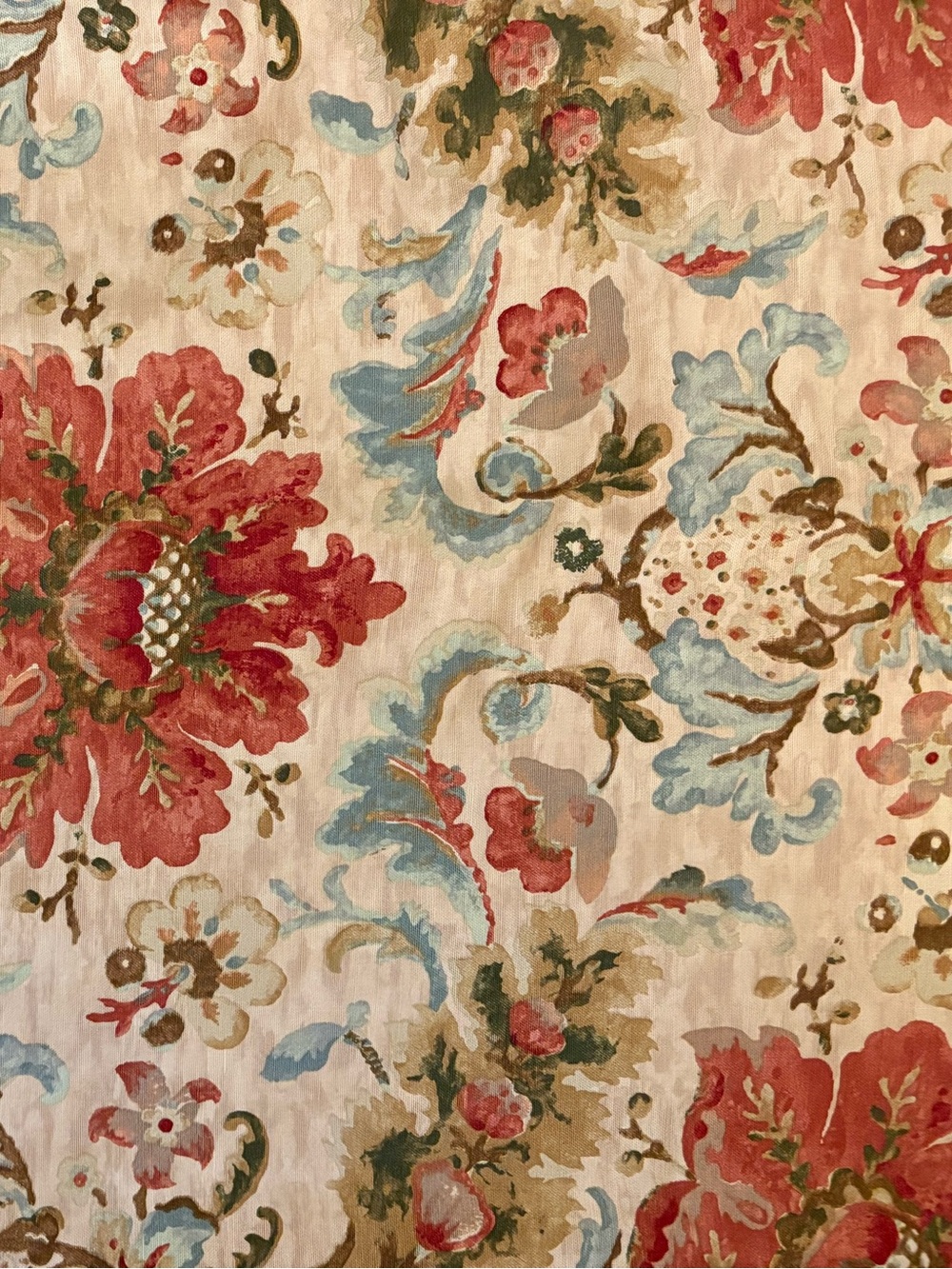 Brunschwig & Fils Windsor Damask Cotton and Linen Copper On Sand Fabric